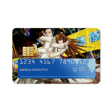 Load image into Gallery viewer, Makise Kurisu &amp; Rintaro Okabe Credit Card Skins (4-in-1 Pack)
