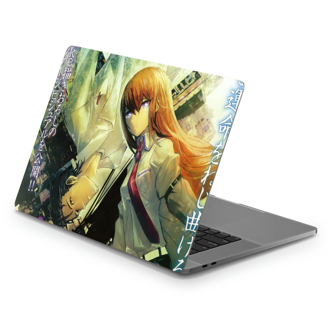 Makise Kurisu & Rintaro Okabe Macbook Skin