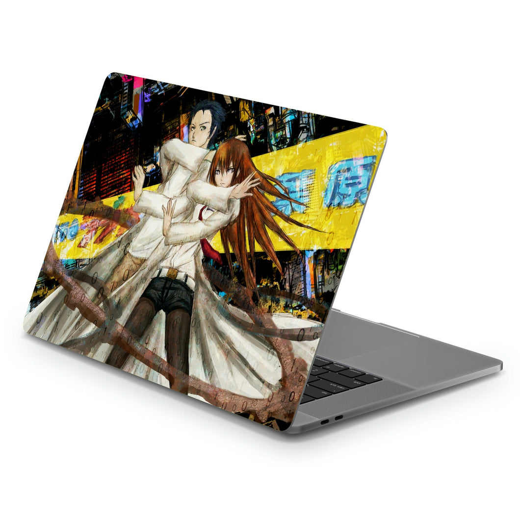 Makise Kurisu & Rintaro Okabe Macbook Skin