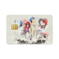 Makise Kurisu & Rintarou Kyouma  Credit Card Skins (4-in-1 Pack)