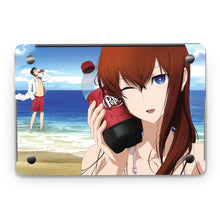 Load image into Gallery viewer, Makise Kurisu &amp; Rintarou Kyouma-Dr Pepper Addicts  Macbook Skin

