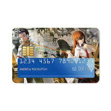Load image into Gallery viewer, Makise &amp; Kyouma Worldline  Credit Card Skins (4-in-1 Pack)
