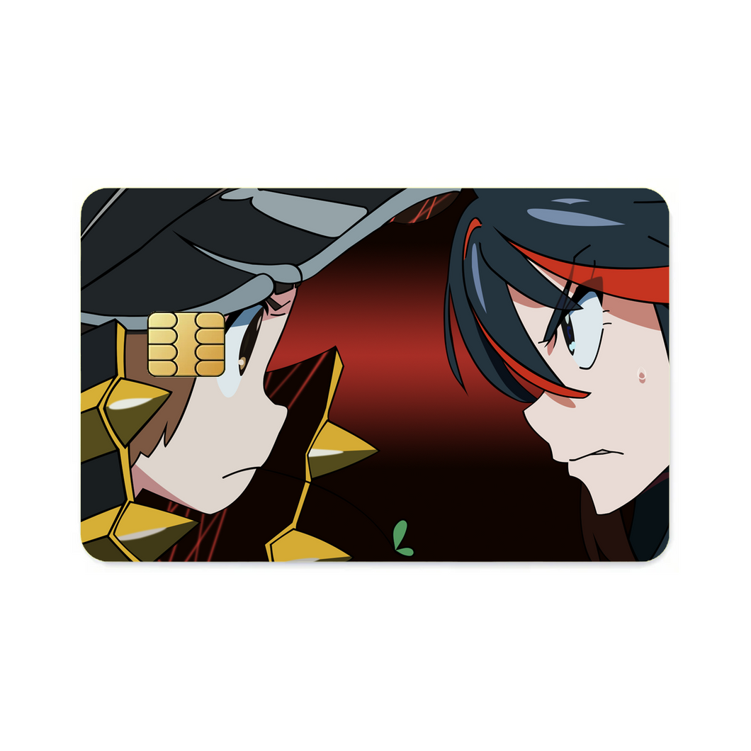 Mako and Ryuko  Credit Card Skins (4-in-1 Pack)