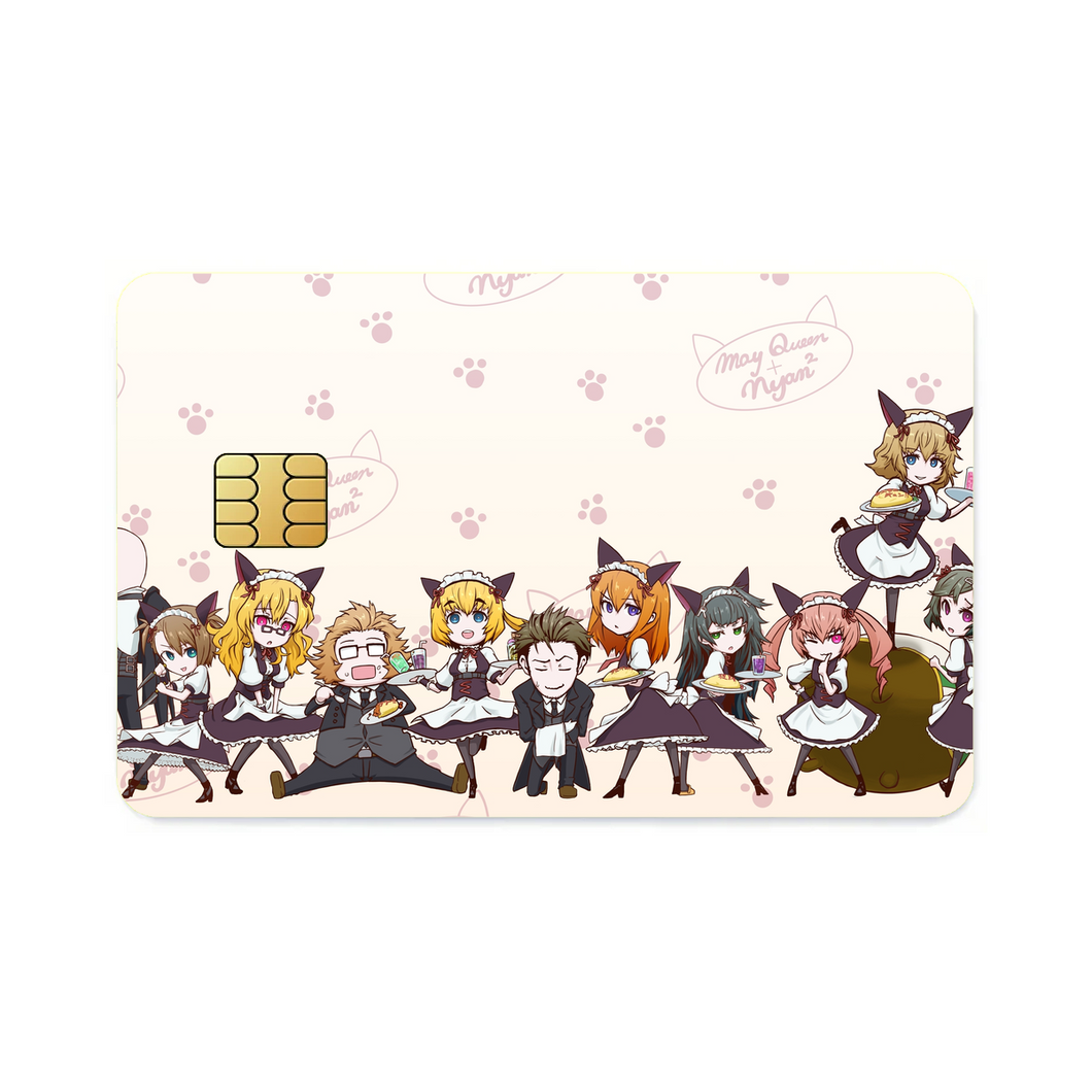 May Queen's Cafe Heaven Credit Card Skins (4-in-1 Pack)