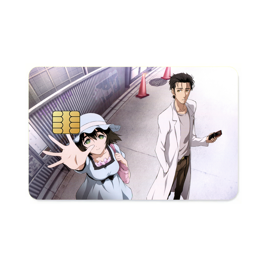 Mayuri and Okabe Credit Card Skins (4-in-1 Pack)