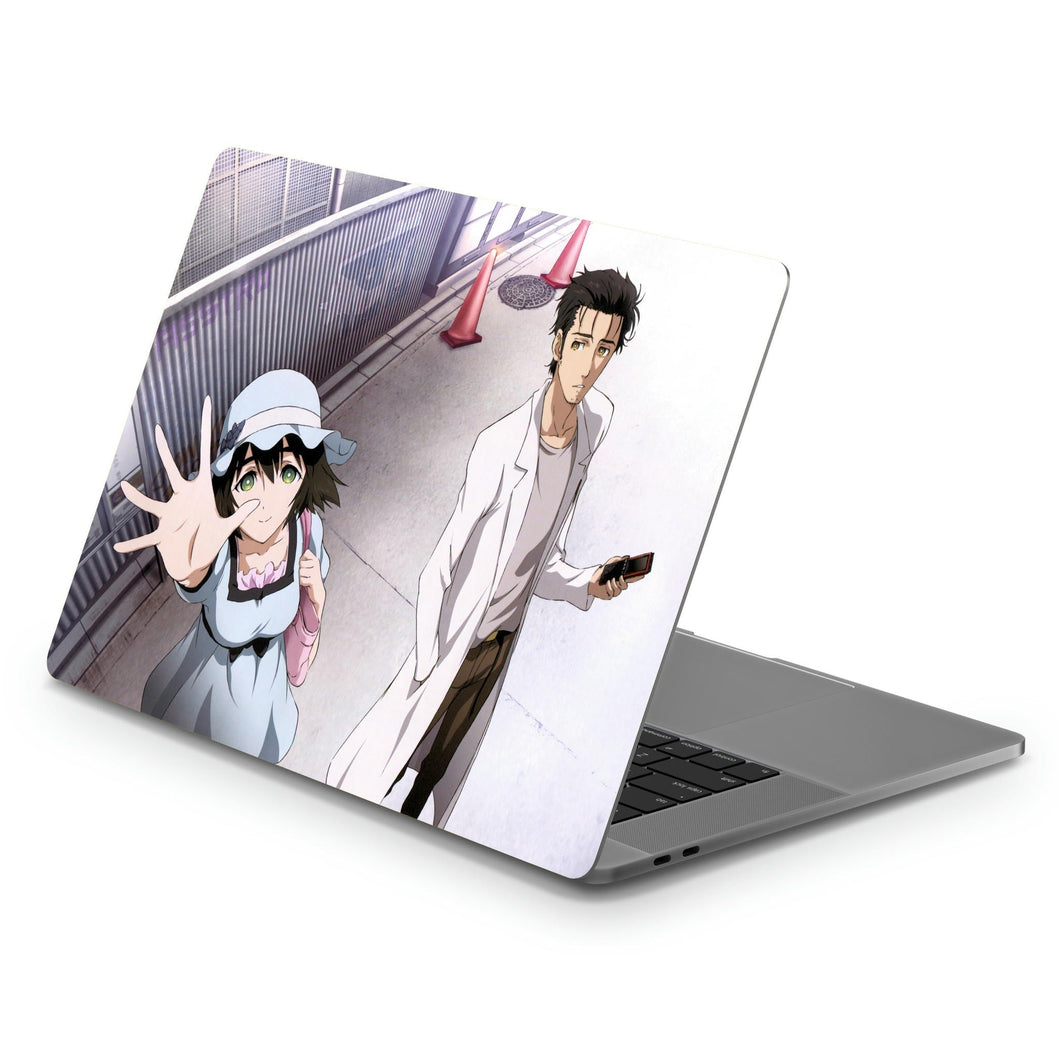 Mayuri and Okabe Macbook Skin