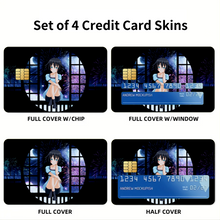 Load image into Gallery viewer, Mayuri Shiina Credit Card Skins (4-in-1 Pack)

