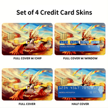 Load image into Gallery viewer, Mega Blaziken  Credit Card Skins (4-in-1 Pack)
