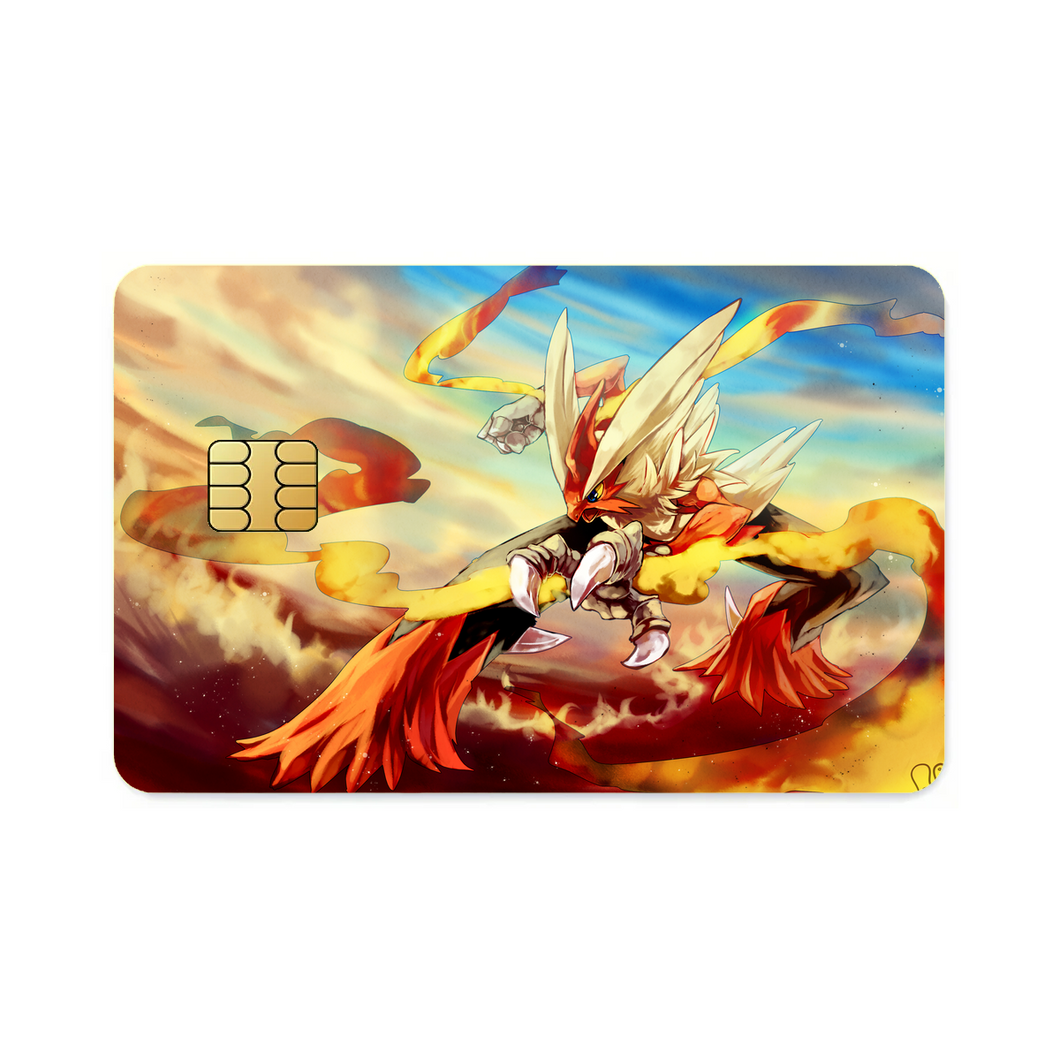 Mega Blaziken  Credit Card Skins (4-in-1 Pack)