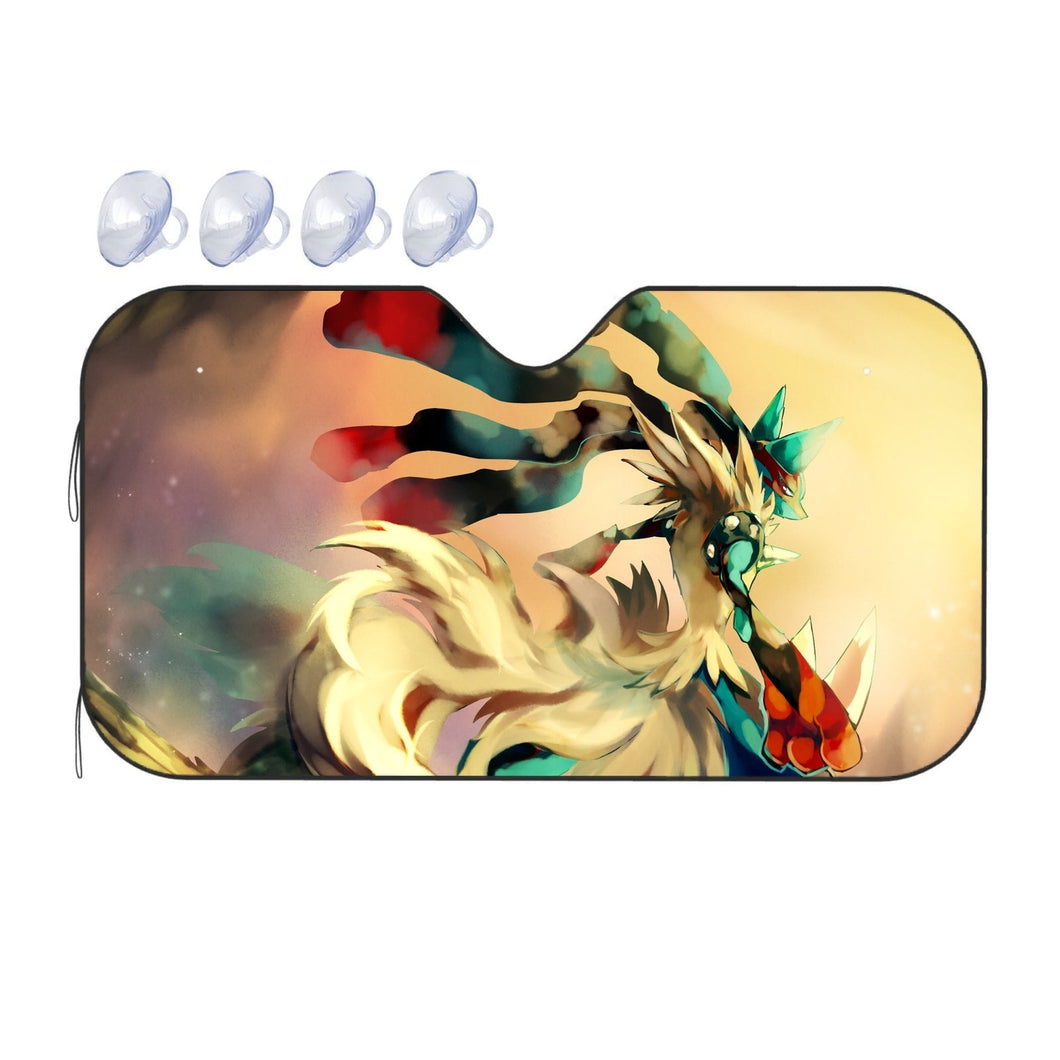 Mega Lucario  Car Sunshade
