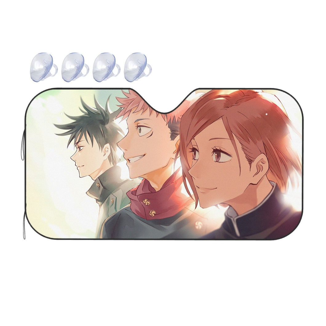 Megumi Fushiguro / Nobara Kugisaki / Yuji Itadori  Car Sunshade