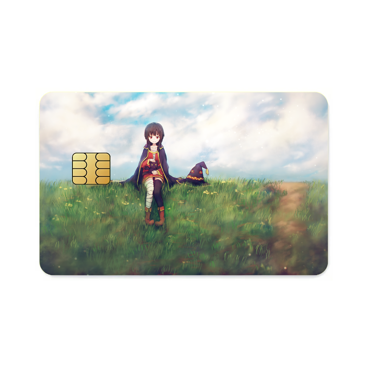 Megumin and Chomusuke Credit Card Skins (4-in-1 Pack)