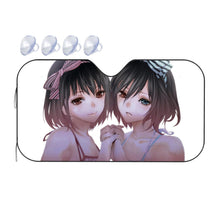 Load image into Gallery viewer, Mei and Fujioka Misaki  Car Sunshade
