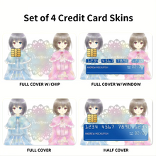 Load image into Gallery viewer, Mei and Fujioka Misaki  Credit Card Skins (4-in-1 Pack)

