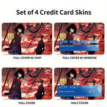 Load image into Gallery viewer, Mei and Kouichi  Credit Card Skins (4-in-1 Pack)
