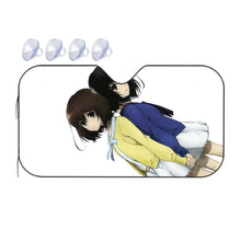 Load image into Gallery viewer, Mei Misaki and her twin sister official art  Car Sunshade
