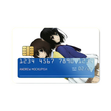 Load image into Gallery viewer, Mei Misaki and her twin sister official art  Credit Card Skins (4-in-1 Pack)
