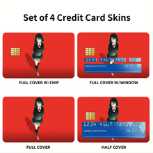Load image into Gallery viewer, Mei Misaki  Credit Card Skins (4-in-1 Pack)
