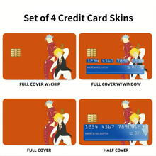 Load image into Gallery viewer, Meliodas and Ban  Credit Card Skins (4-in-1 Pack)
