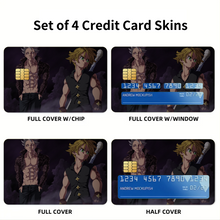 Load image into Gallery viewer, Meliodas and Ban  Credit Card Skins (4-in-1 Pack)
