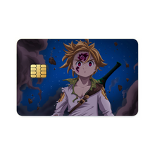 Load image into Gallery viewer, Meliodas Awake His Demon Blood Evil Power - Leader Of 10 Commandements -  Credit Card Skins (4-in-1 Pack)
