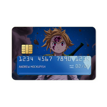 Load image into Gallery viewer, Meliodas Awake His Demon Blood Evil Power - Leader Of 10 Commandements -  Credit Card Skins (4-in-1 Pack)
