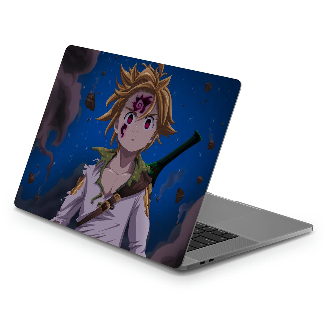 Meliodas Awake His Demon Blood Evil Power - Leader Of 10 Commandements -  Macbook Skin