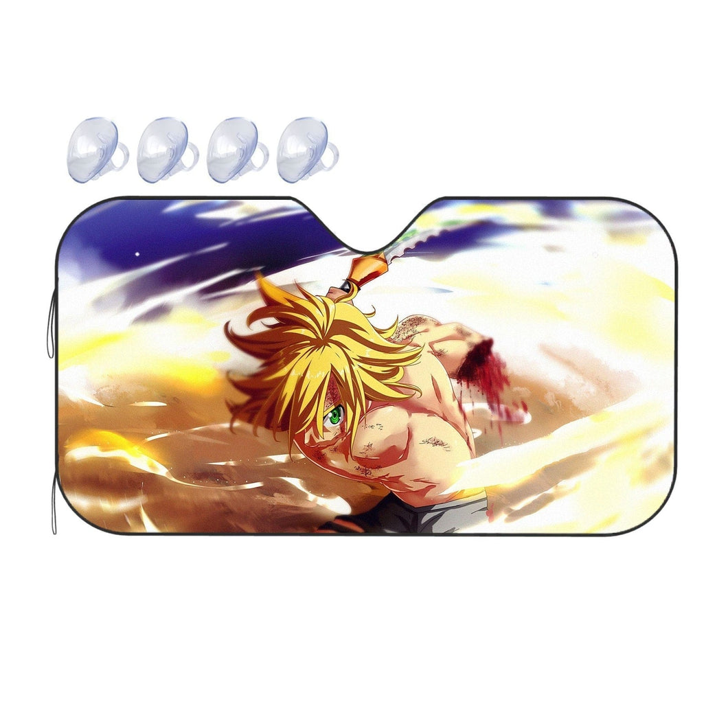 Meliodas Revenge Counter Full Power  Car Sunshade