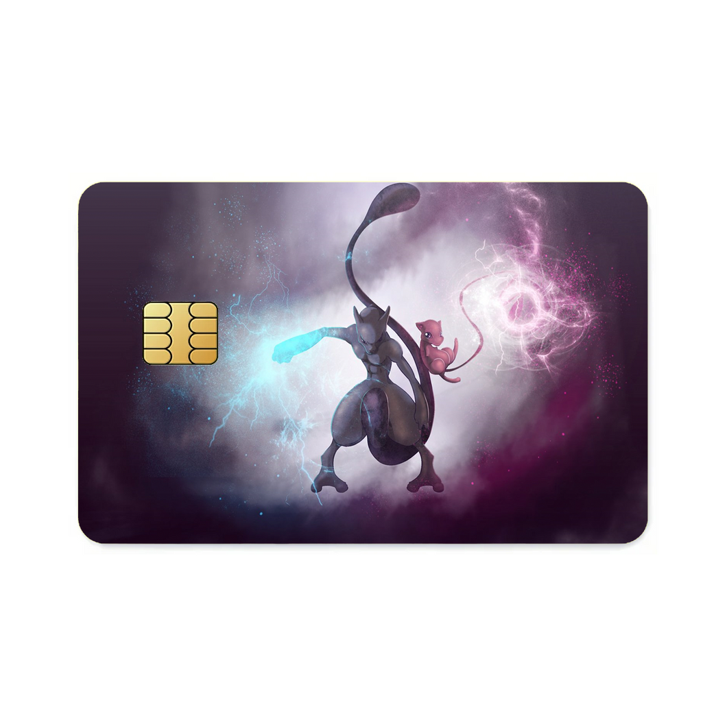 Mewtwo and Mew Credit Card Skins (4-in-1 Pack)