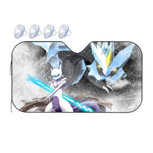 Load image into Gallery viewer, Mewtwo Vs Kyurem Car Sunshade
