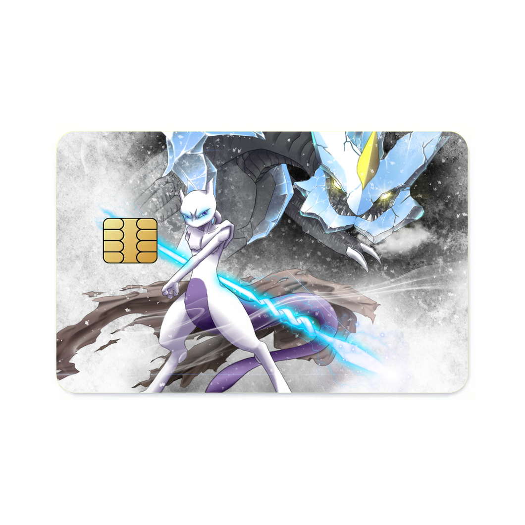 Mewtwo Vs Kyurem Credit Card Skins (4-in-1 Pack)