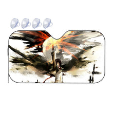 Load image into Gallery viewer, Mikasa Ackerman (Attack on Titan) Car Sunshade
