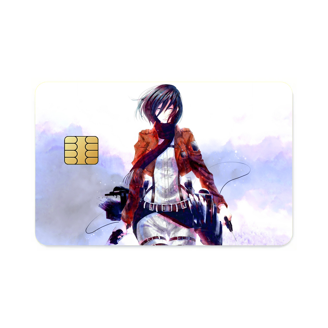 Mikasa Ackerman  Credit Card Skins (4-in-1 Pack)