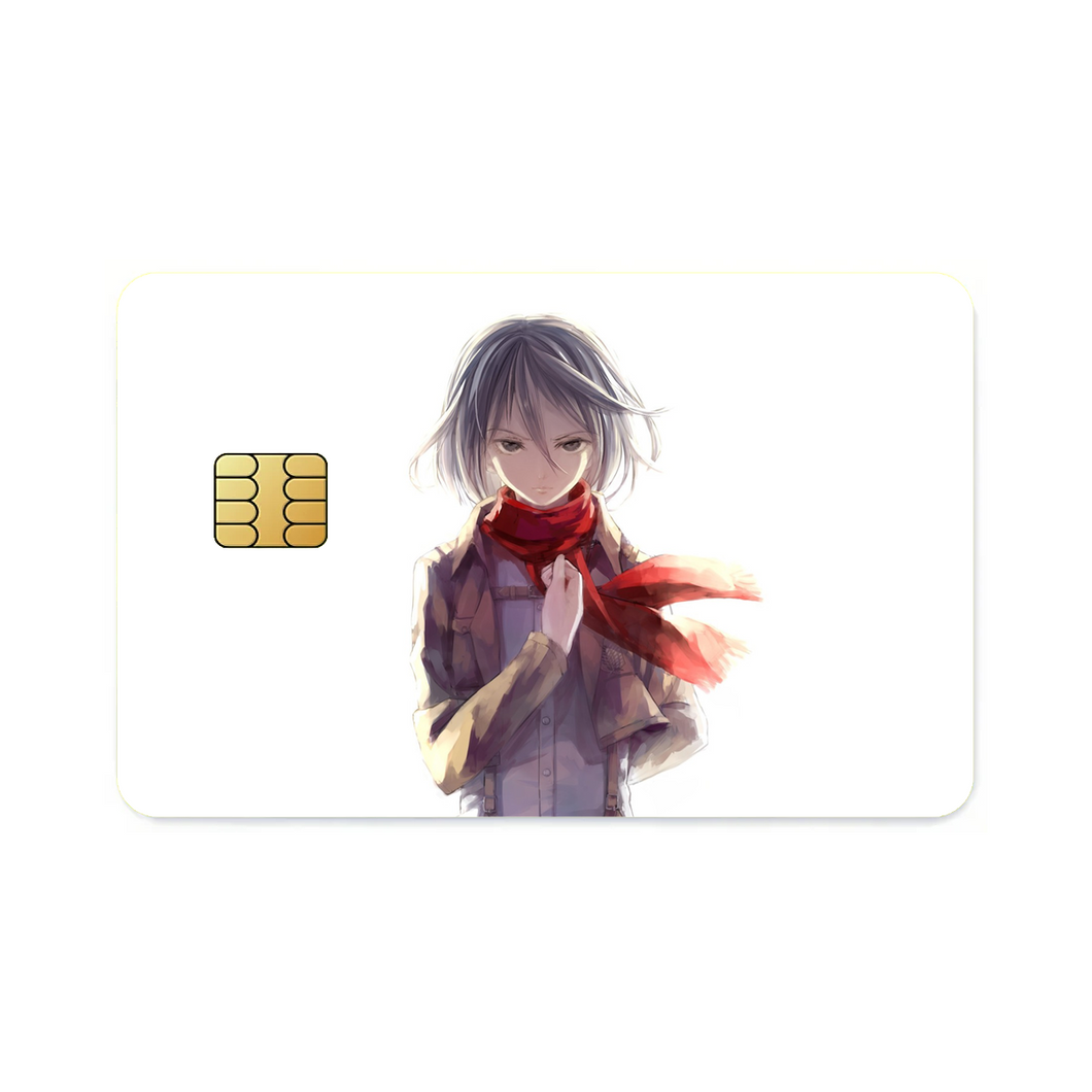 Mikasa Akerman  Credit Card Skins (4-in-1 Pack)