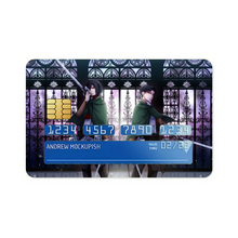 Load image into Gallery viewer, Mikasa and Levi Ackerman Credit Card Skins (4-in-1 Pack)
