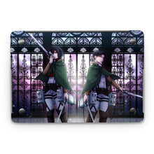 Load image into Gallery viewer, Mikasa and Levi Ackerman Macbook Skin
