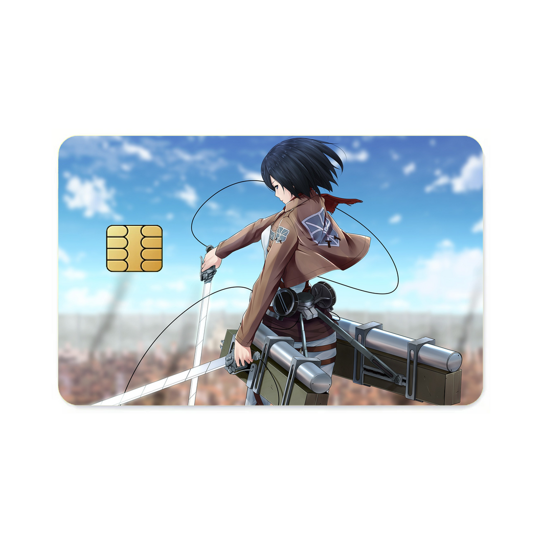Mikasa Credit Card Skins (4-in-1 Pack)