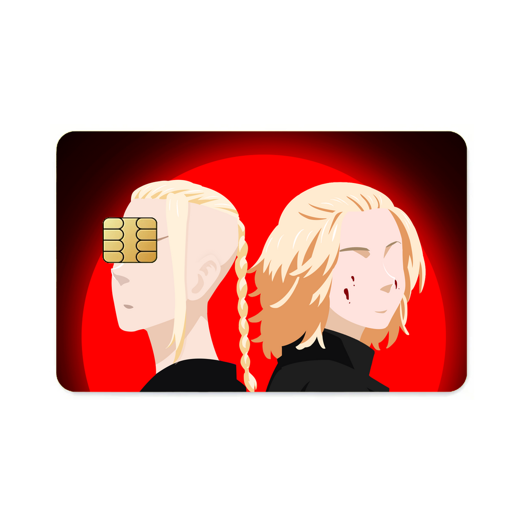 Mikey and Draken (Tokyo Revengers)  Credit Card Skins (4-in-1 Pack)