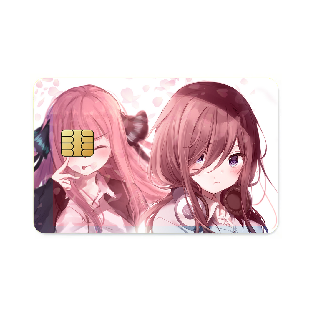 Miku and Nino  Credit Card Skins (4-in-1 Pack)