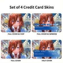 Load image into Gallery viewer, Miku  Credit Card Skins (4-in-1 Pack)
