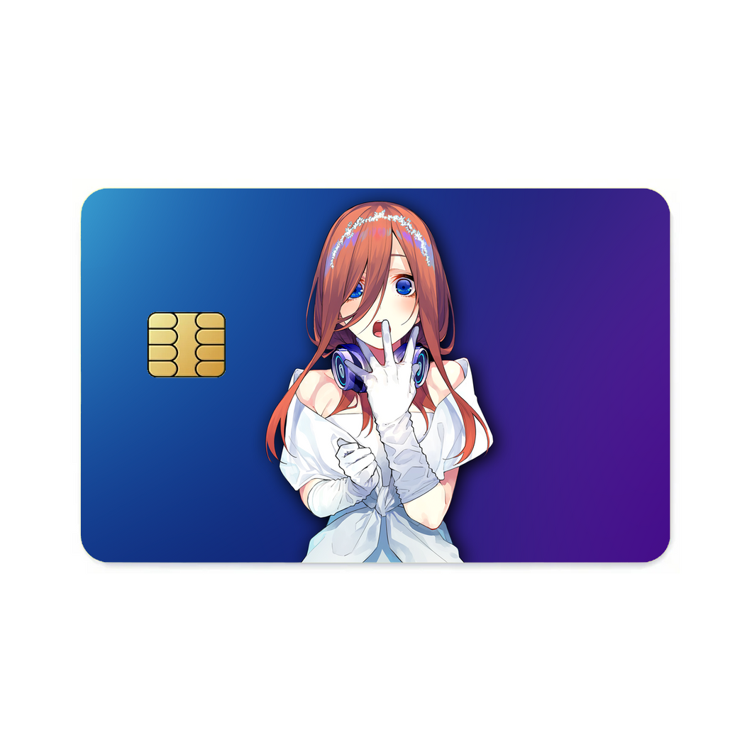 Miku Nakano Bride  Credit Card Skins (4-in-1 Pack)