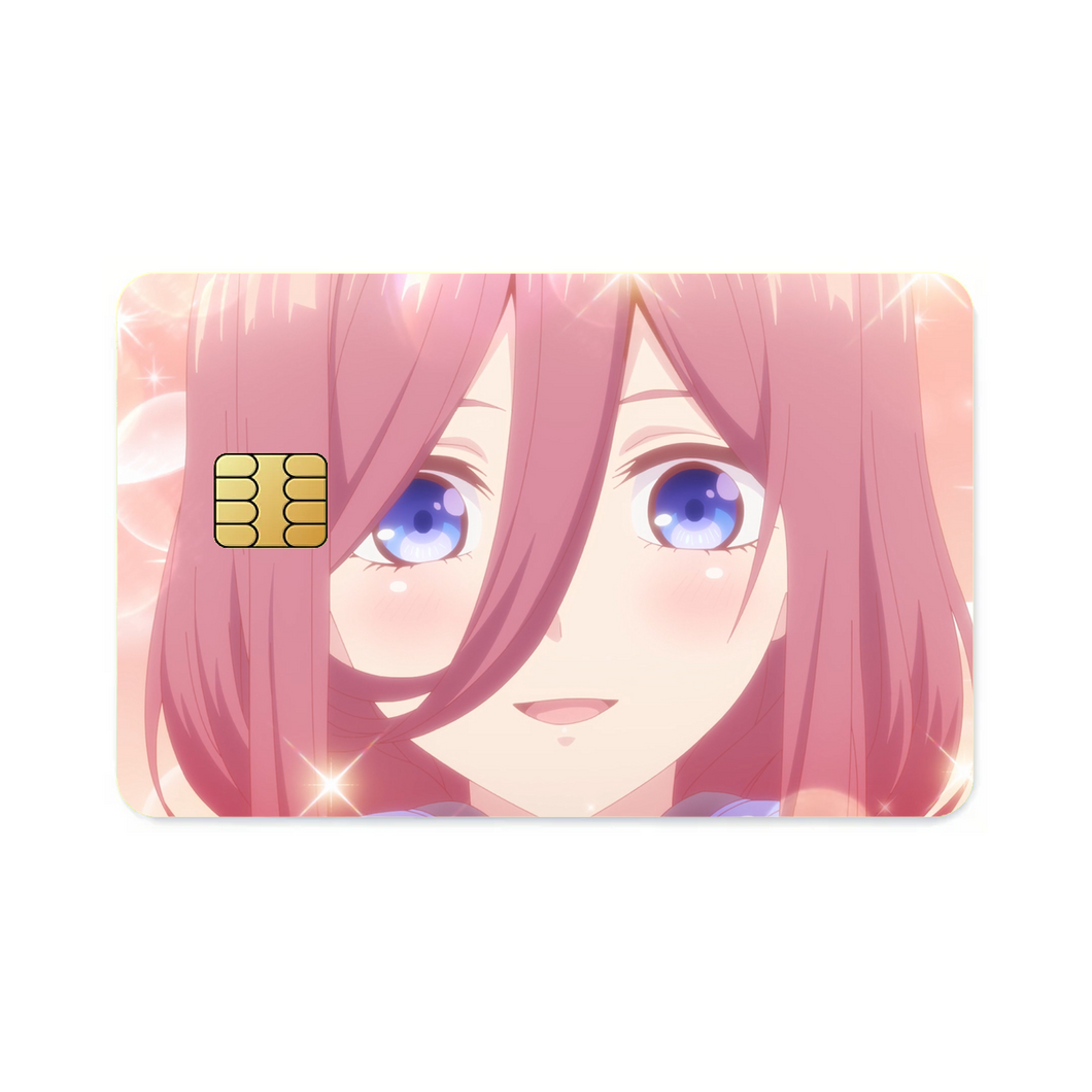 Miku Nakano Credit Card Skins (4-in-1 Pack)