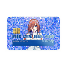 Load image into Gallery viewer, Miku Nakano Credit Card Skins (4-in-1 Pack)
