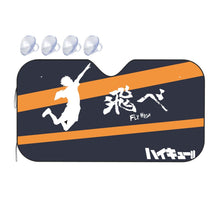 Load image into Gallery viewer, Minimalist &quot;Fly High&quot;Haikyuu!!  Car Sunshade

