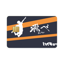 Load image into Gallery viewer, Minimalist &quot;Fly High&quot;Haikyuu!!  Credit Card Skins (4-in-1 Pack)

