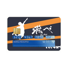 Load image into Gallery viewer, Minimalist &quot;Fly High&quot;Haikyuu!!  Credit Card Skins (4-in-1 Pack)
