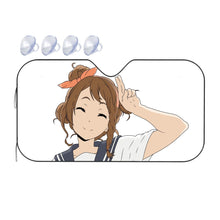 Load image into Gallery viewer, Misaki Sawakiguchi Smile  Car Sunshade
