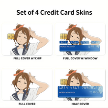 Load image into Gallery viewer, Misaki Sawakiguchi Smile  Credit Card Skins (4-in-1 Pack)
