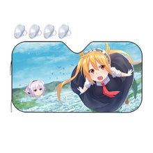 Load image into Gallery viewer, Miss Kobayashi&#39;s Dragon Maid  Car Sunshade
