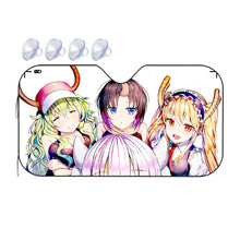 Load image into Gallery viewer, Miss Kobayashi&#39;s Dragon Maid  Car Sunshade
